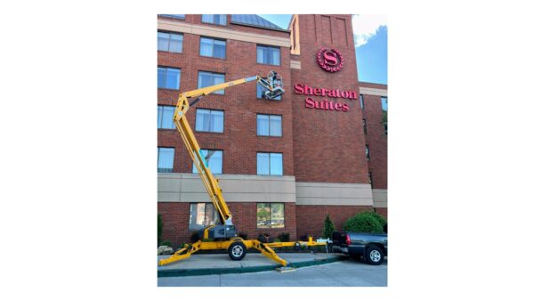 Boom Lift 60' working ht. (articulated) Tow-Behind - Image 4