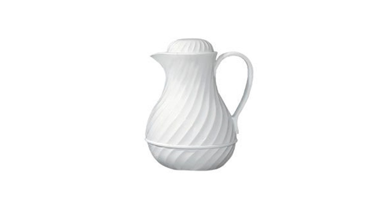 Insulated Pitcher (White) - Sully's Tool & Party Rental
