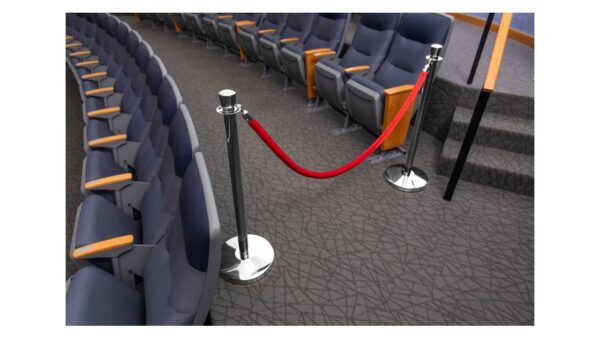 Stanchion (Chrome with Red Velour) - Image 2
