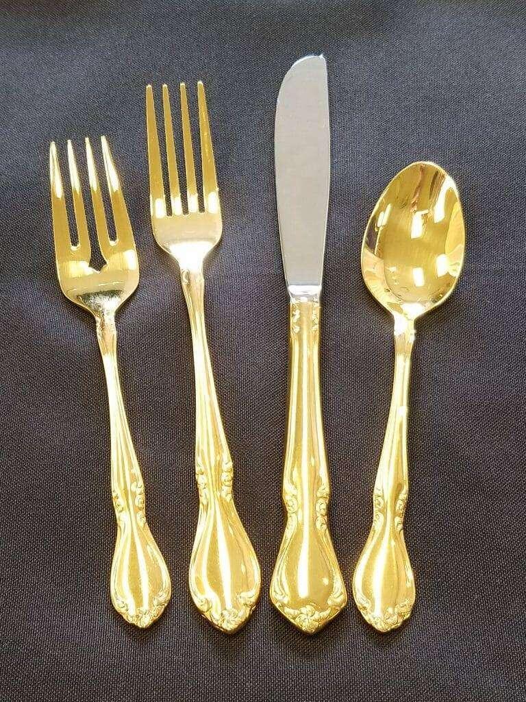 gold flatware gold flatware