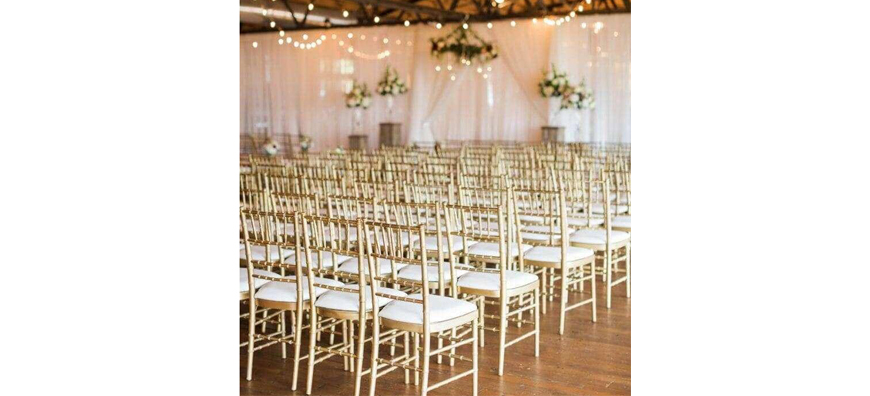 Chiavari chairs are elegant, practical for your events