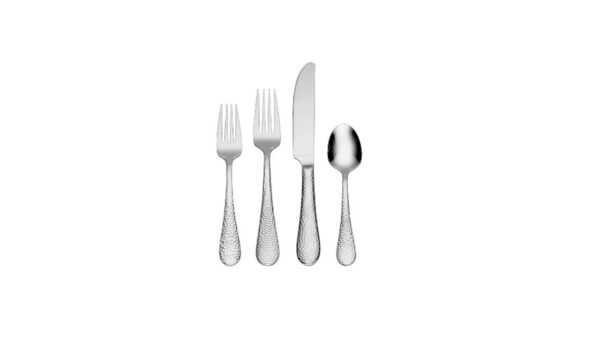 Flatware Hammered Dinner Knife - Pack of 10 - Image 2