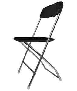 Chair Black Aluminum